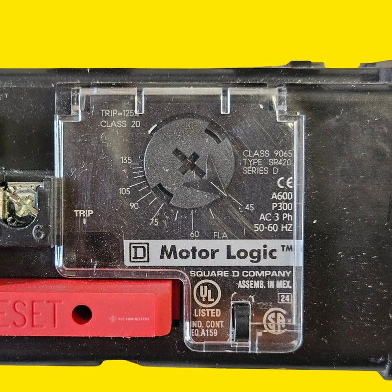 Relevador De Sobrecarga Square D 9065 Motor Logic