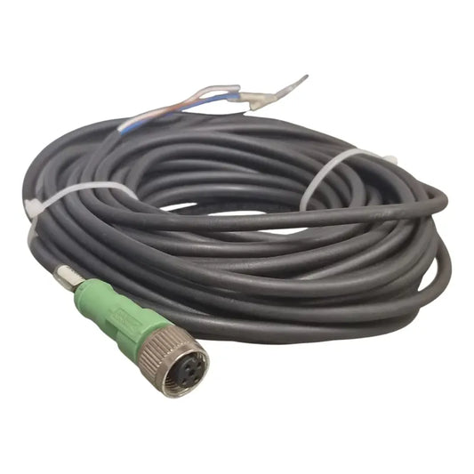 Phoenix Contact Sac-4p-10,0-pur/m12fs Cable 10m 1683002 Negro