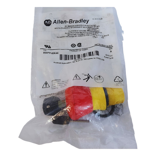 800fp-mk44 Allen Bradley Liberación De Llave De Empuje 40mm Rojo-amarillo