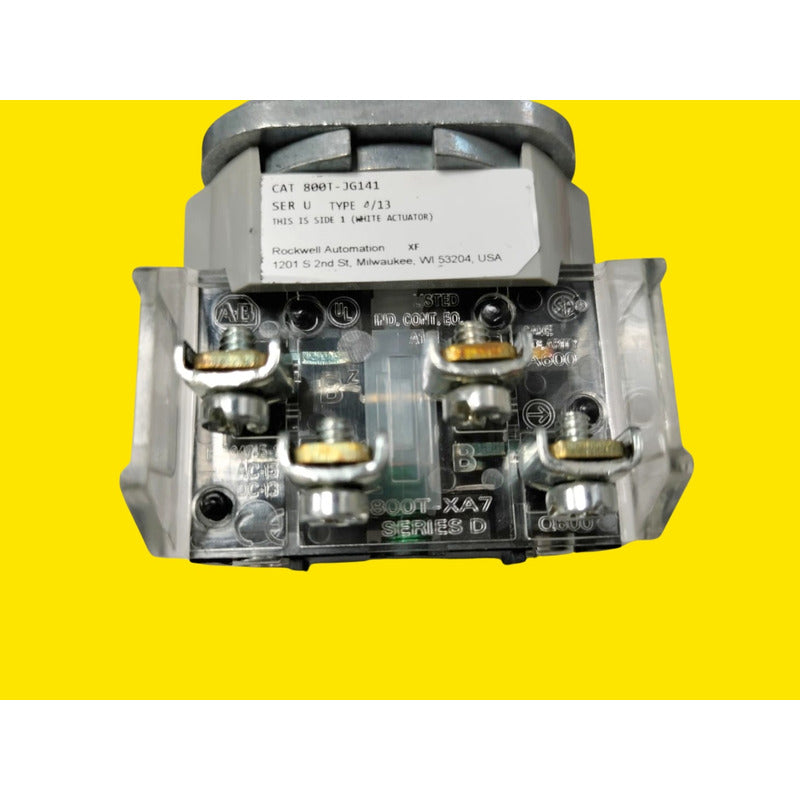 Allen-bradley 800t-jg141 Selector Switch 30mm Gris
