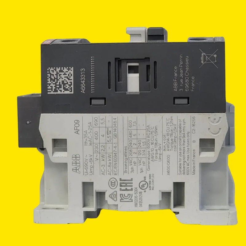 Contactor Tripolar Abb Af09-30-10-13 (1sbl137001r1310) 690v