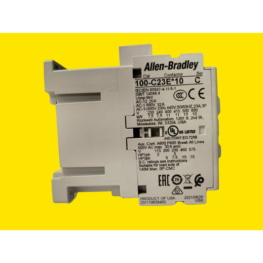 Allen Bradley 100-c23ej10 Contactor 24v Dc