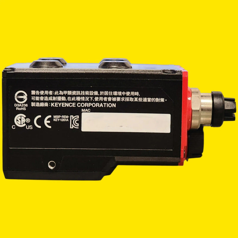 Keyence Sr-1000 Lector De Códigos 1d Y 2d Negro Cable De Alimentación Y E/s I/o