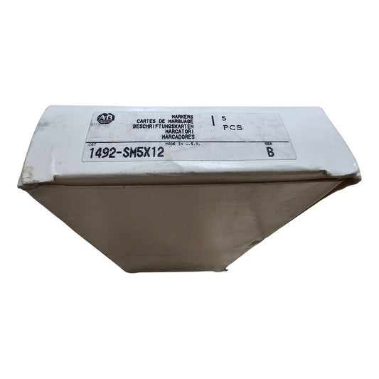 Marcadoras De Bloque De Terminal Allen Bradley 1492-sm5x12