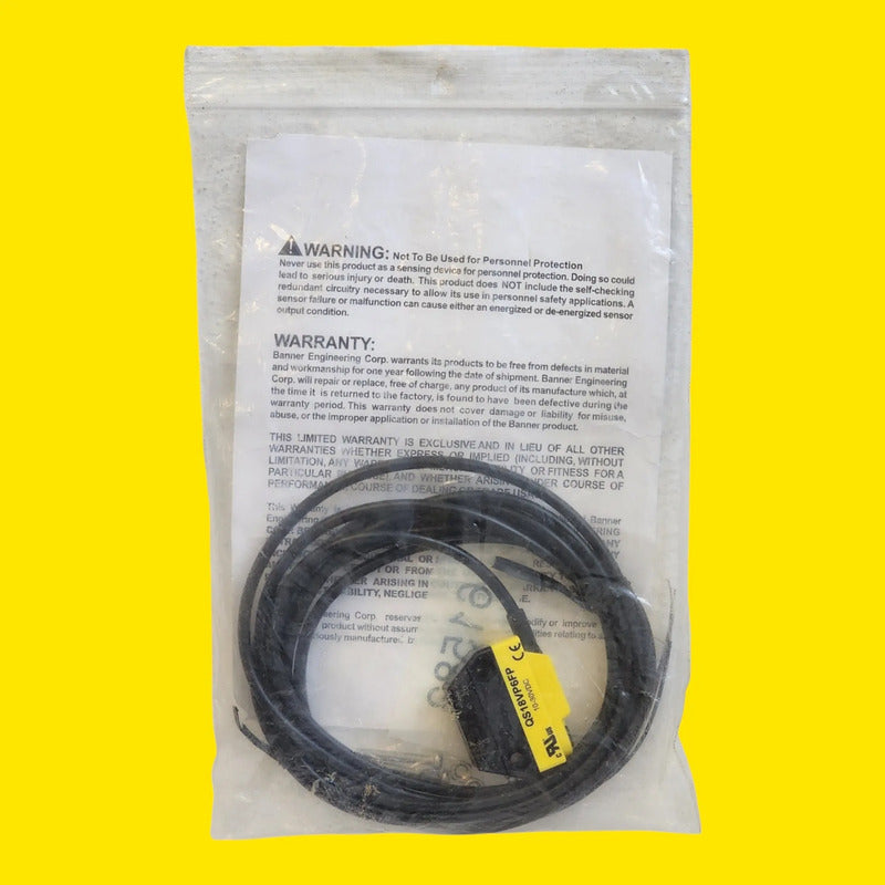 Banner 66224 Qs18vp6fp Sensor Fibra Optica Pnp Cable 2m