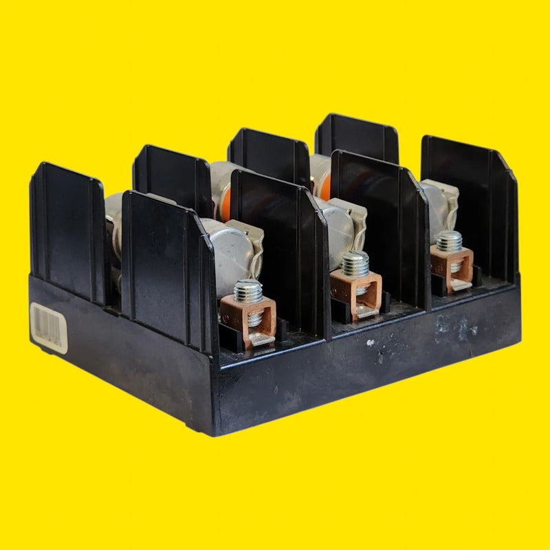 Portafusible J60030-3cor + 3 Fusibles Ajt3-1/2 3.5a 600v