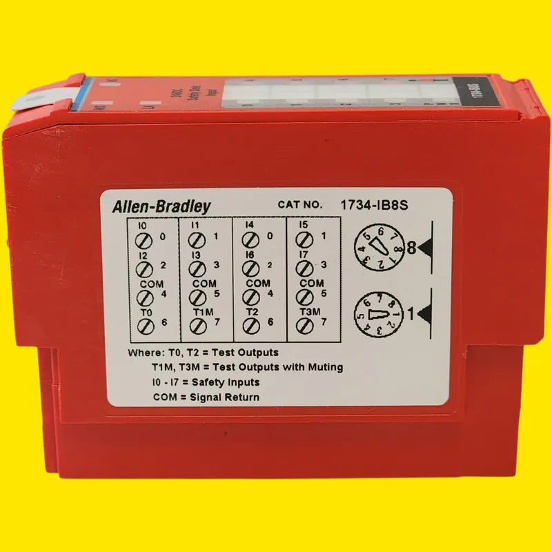 Allen-bradley 1734-ib8s Módulo De Seguridad Guard I/o