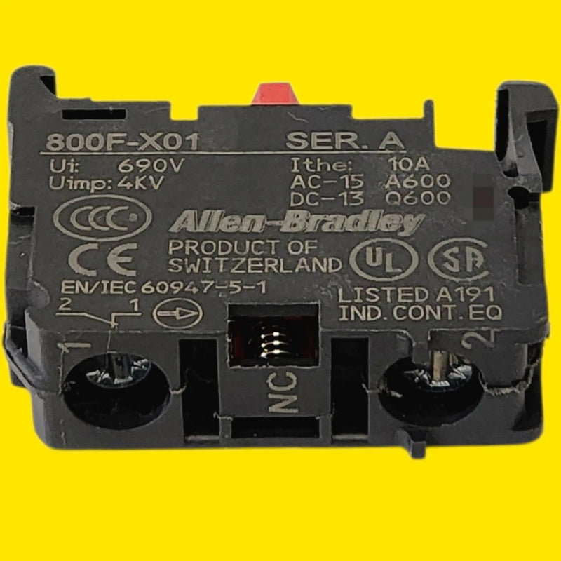 Allen Bradley 800f-x01 Negro