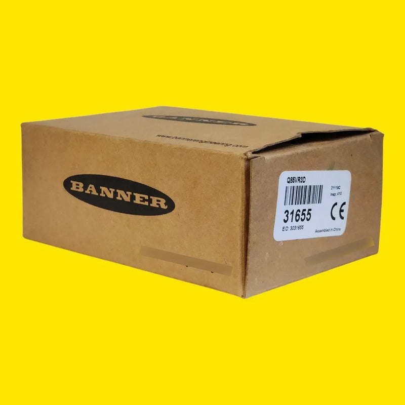 Banner Q85vr3d 31655 Sensor Fotoelectrico Difuso Rele