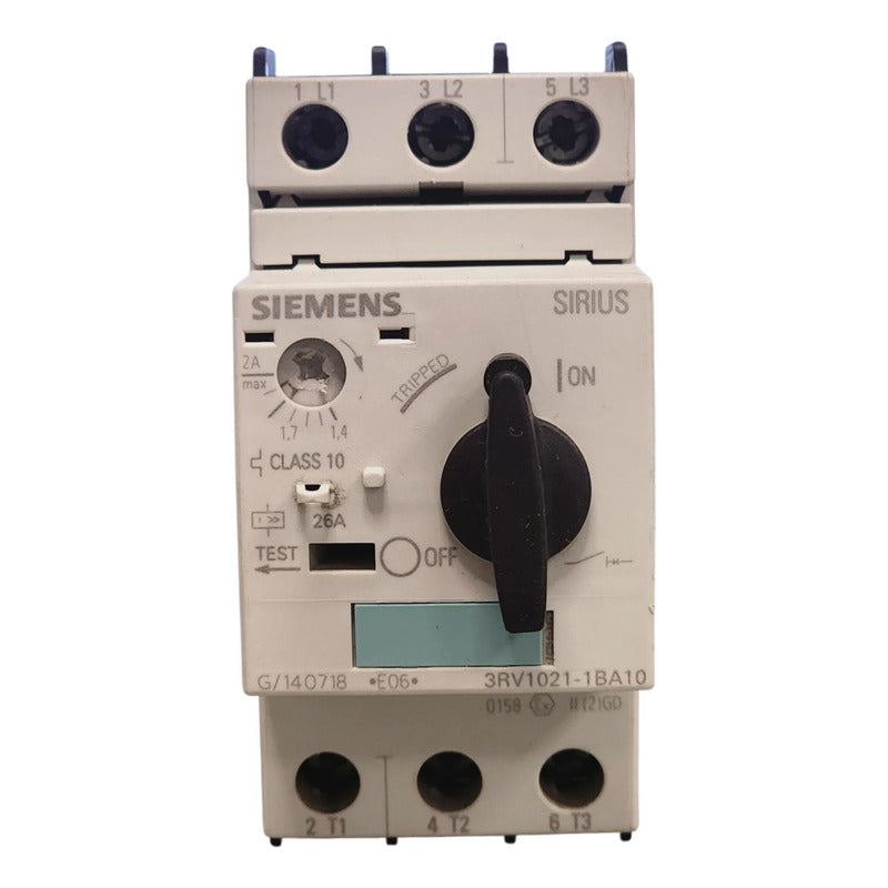Siemens 3rv1021-1ka10 Arrancador Manual De Motor 50/60 Hz