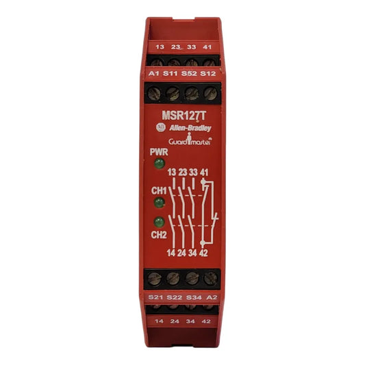 Allen-bradley 440r-n23126 Safety Relay Msr127t Guardmaster.