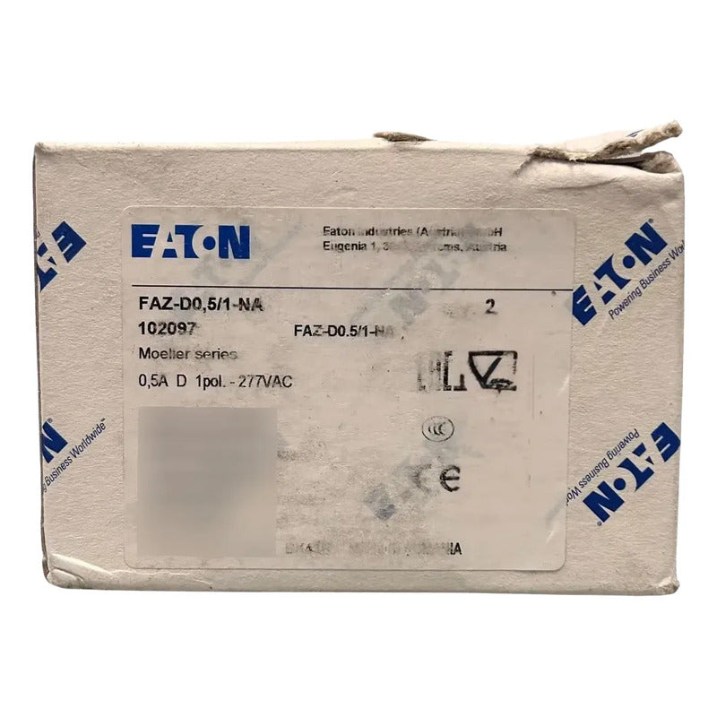 Eaton Faz-d0,5/1-na Interruptor Termomagnético 0.5a