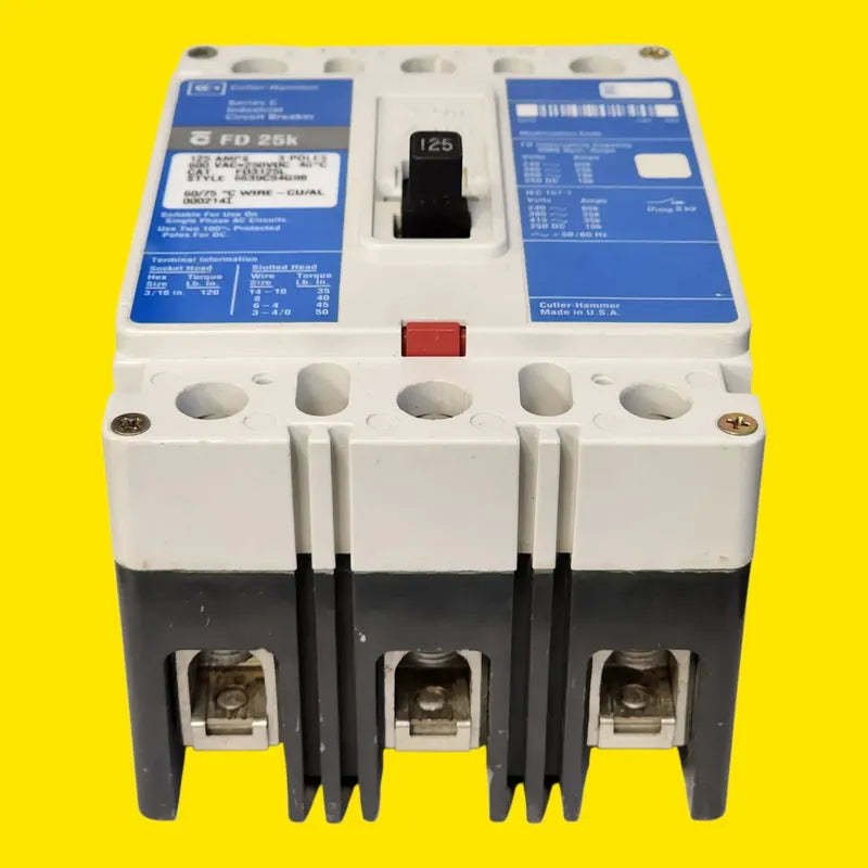 Cutler-hammer Fd3125l Interruptor Termomagnético Mccb