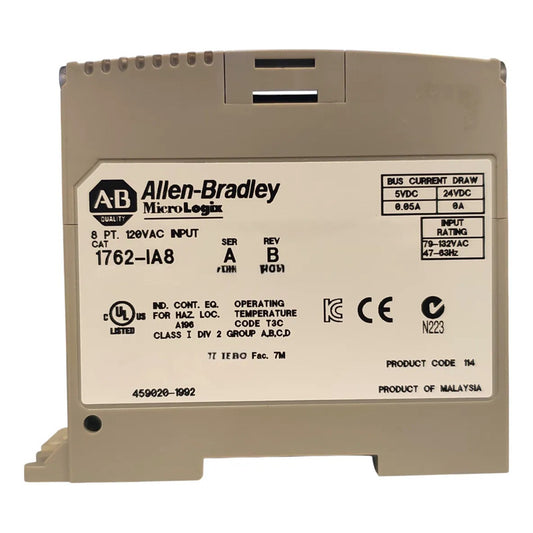 Módulo De Entradas 1762-ia8 | Micrologix 1100/1200/1400