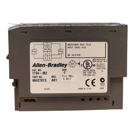 Allen-bradley 1734-ib2 Módulo De Entrada Digital Point I/o
