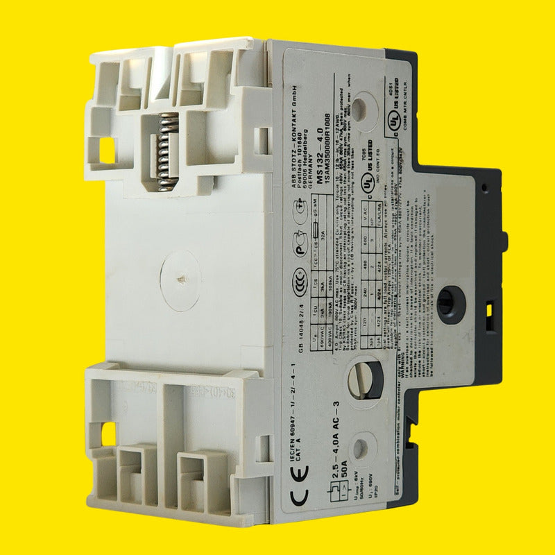 Abb Ms132-4.0 1sam350000r1008 2.54a 690v Din