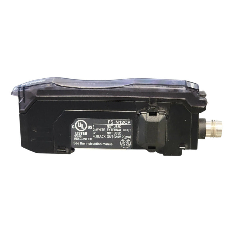 Keyence Fs-n12cp Amplificador De Sensor Óptico Negro