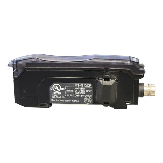 Keyence Fs-n12cp Amplificador De Sensor Óptico Negro