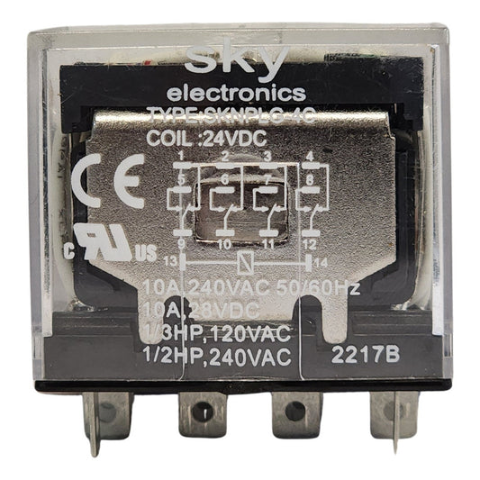 Relé Industrial Miniatura Sky Electronics Sknpl-4c 2217b