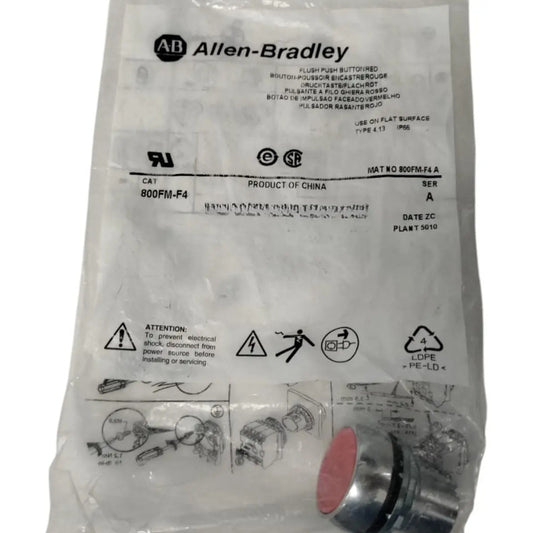 Allen-bradley 800fm-f4 Boton Pulsador