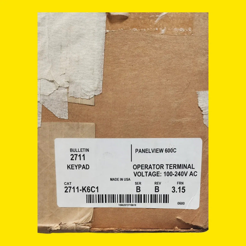 Allen-bradley 2711-k6c1 Panelview 600