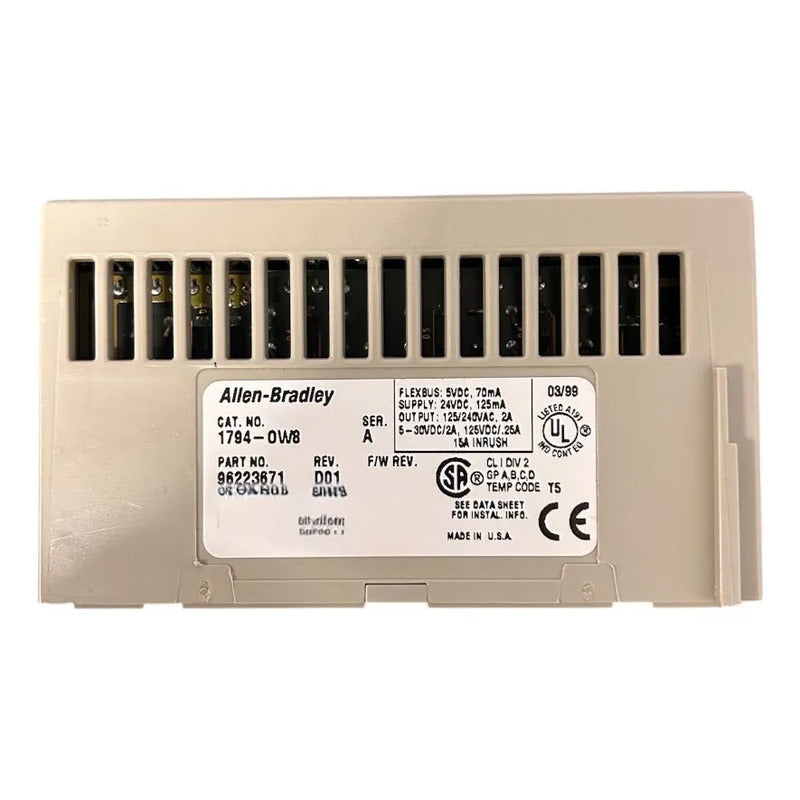 Allen-bradley 1794-ow8 Módulo De Salida De Retransmisión.