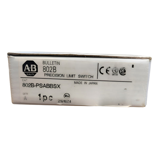Allen-bradley 802b-psabbsx Interruptor De Limite De Pres. Gris