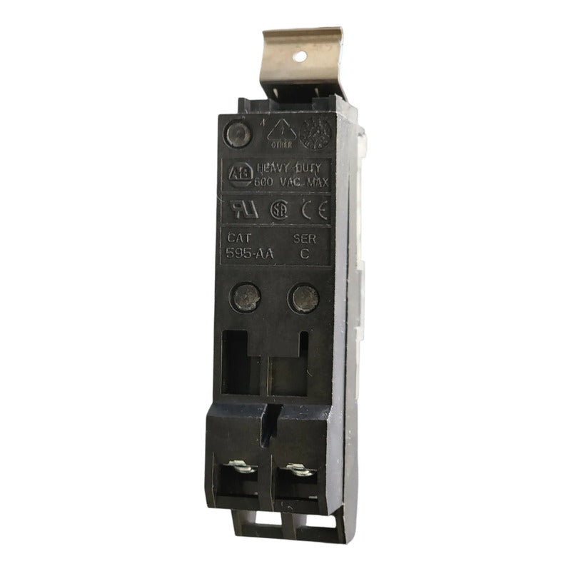 Allen-bradley 595-aa Bloque Auxiliar Para Contactor