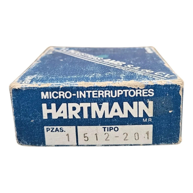 Hartmann 512-201 Micro Switch Accionador Acero