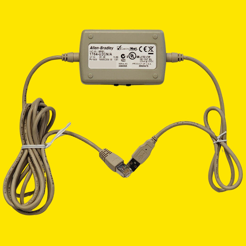 Allen Bradley 1784-u2cn Cable Usb Controlnet Original Beige