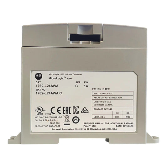 Plc Allen Bradley 1762-l24awa Micrologix 1200 24 I/o 120v