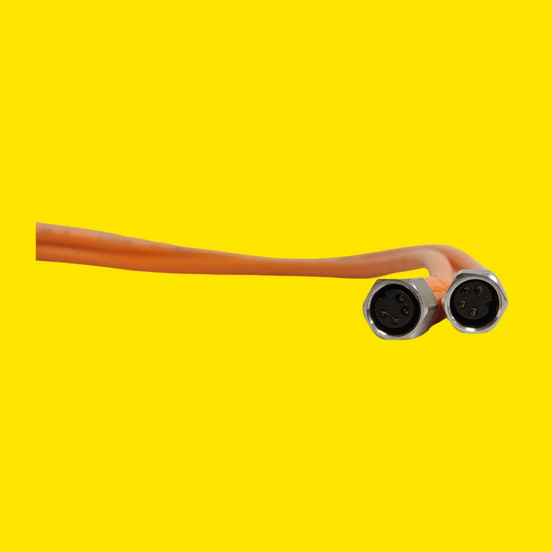Cable Actuador Sensor Ifm Evt339 M12  Industrial Naranja Oscuro
