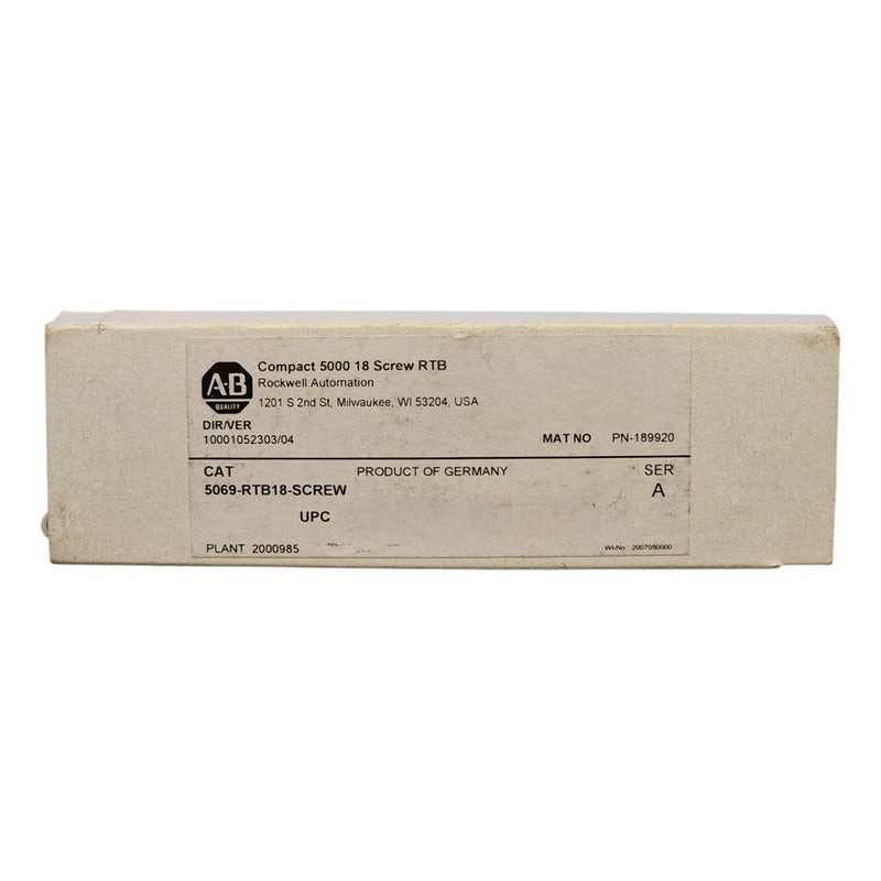Allen-bradley 5069-rtb18-screw Bloque Terminal