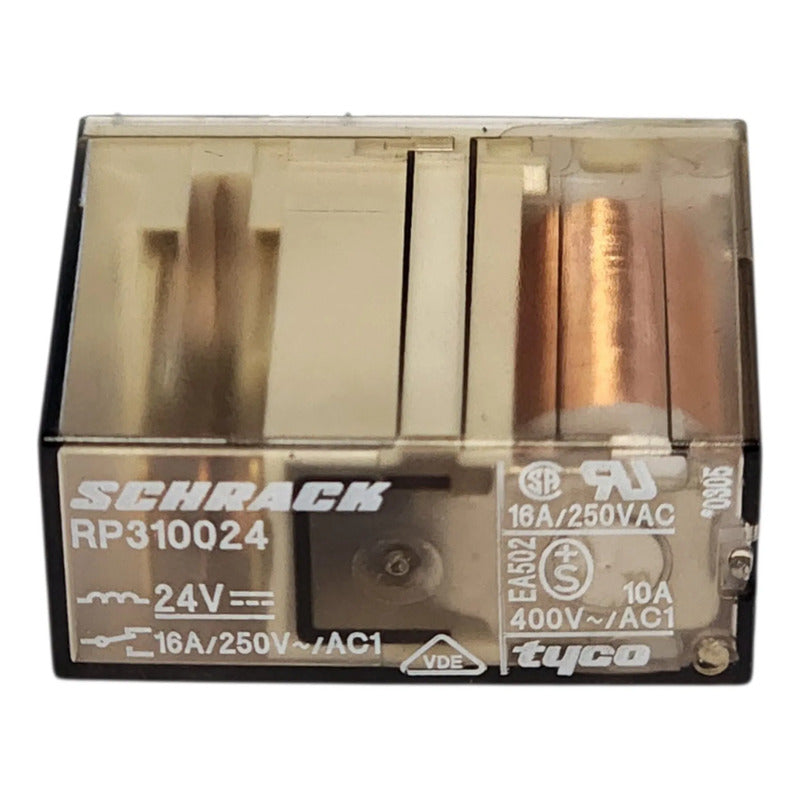 Schrack Rp310024 Relé De Potencia 24vdc 16a 1 Contacto