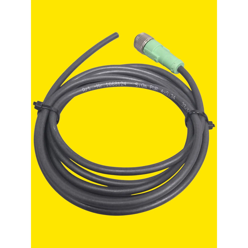 Phoenix Contact Sac-4p-5,0-pur/m12fs Cable Conexión 1668124