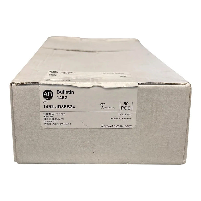 Allen-bradley 1492-jd3fb24 Bornera Portafusible Con Led