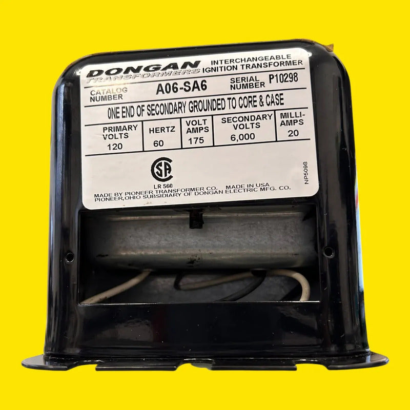 Dongan Transformers A06-sa6 Transformador De Control Negro