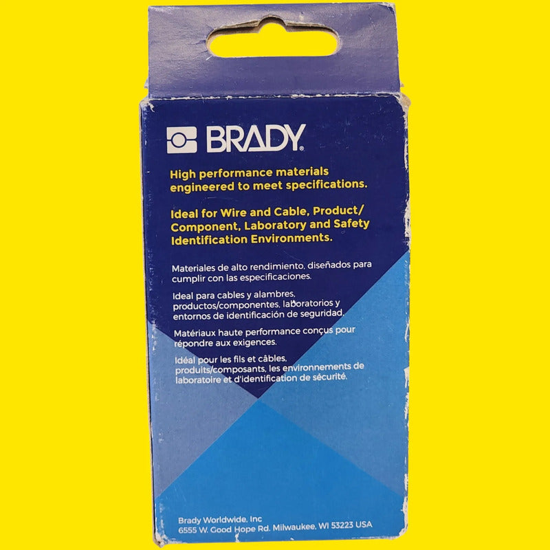 Brady M-143-427 Etiqueta Autolaminable Para Cable Azul