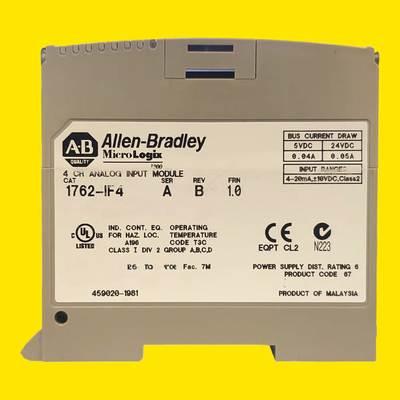 Allen-bradley 1762-if4 Módulo 4 Entradas Analógicas