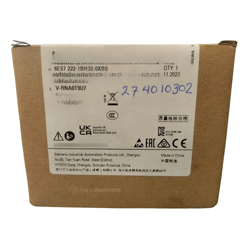Siemens 6es7 222-1bh32-0xb0 Digital Output Module
