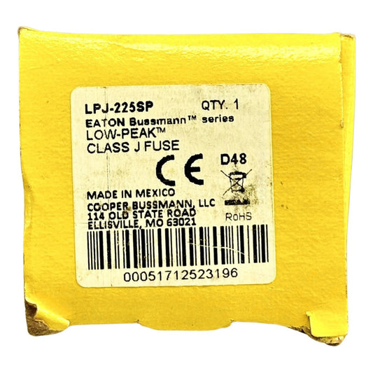Bussmann Lpj-225sp Low-peak Class J Fuse