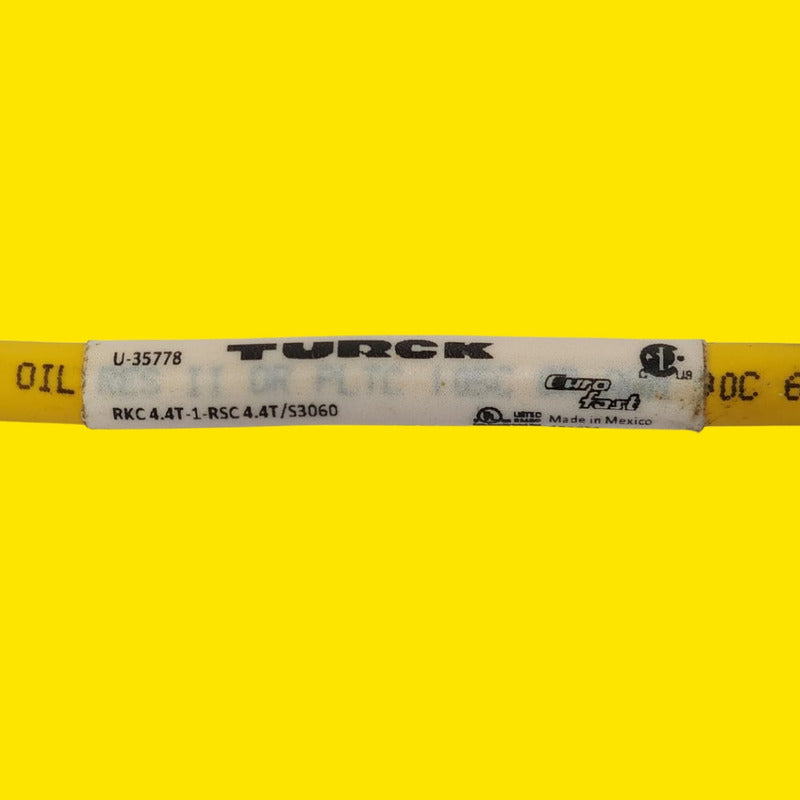 Turck Rkc 4.4t-1-rsc Cable M12 Hembra 1m U35778