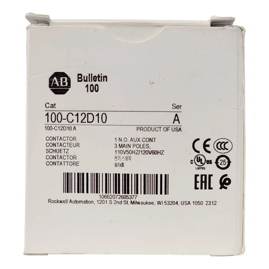Allen-bradley 100-c12d10 Contactor Industrial