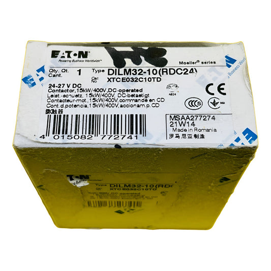 Eaton Dilm32-10 (rdc24) Contactor De Potencia 3p, 32a, 1no,