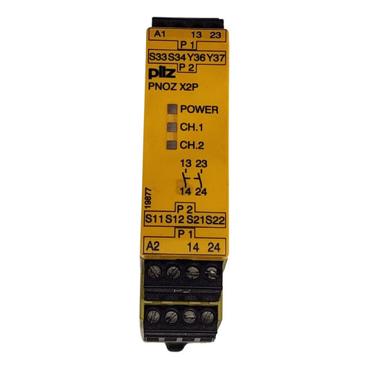 Pilz Pnoz X2p 24vacdc 2n/o 777303 Rele De Seguridad