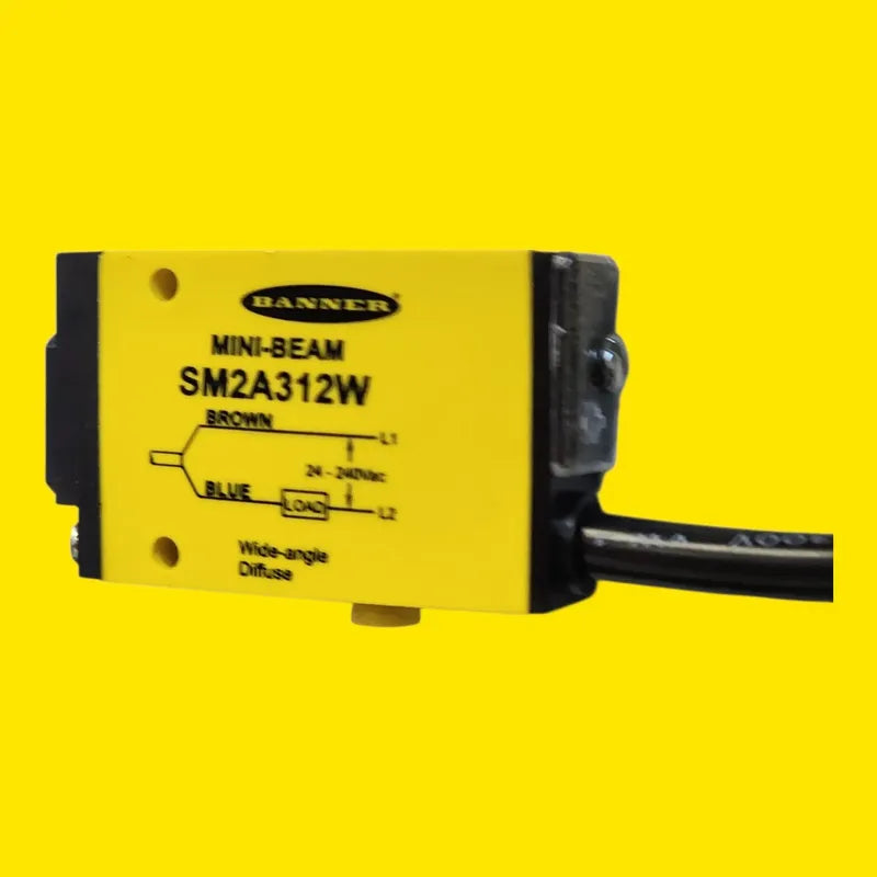 Banner Sm2a312w 26265 Sensor Fotoelectrico Difuso Mini-beam