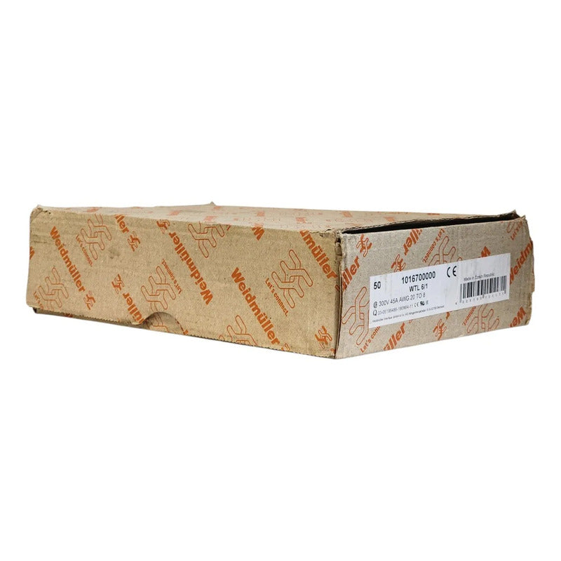 Weidmuller Wtl 6/1 Clema Seccionable Prueba 6mm2 630v Natural
