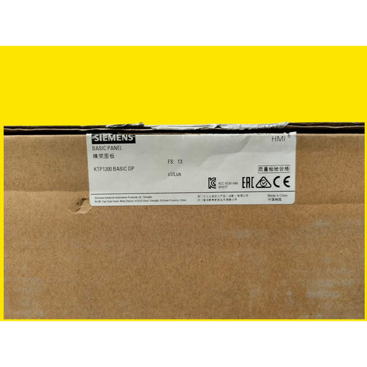 Siemens Panel 6av2 123-2ma03-0ax0 Ktp1200 Basic Dp..