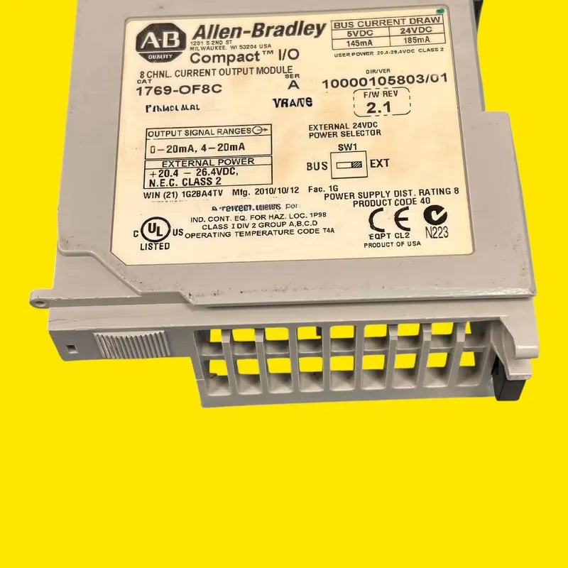Allen-bradley 1769-of8c Módulo Salida Analógica Plc