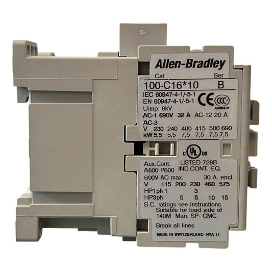 Allen-bradley 100-c16*10 Contactor Industria